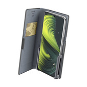 CELLULARLINE Slide&Click effetto pelle, CUSTODIA per smartphone ,Nero-image