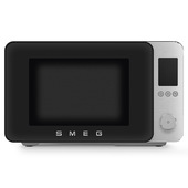 Smeg MOC02BLMEU Forno A Microonde Nero Microonde Combinato Superficie Piana 27 L 1450 W