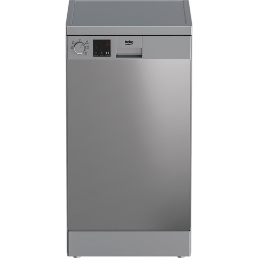 Image of Beko DVS05024X: Lavastoviglie a Libera Installazione Slim, 45 cm, 10 Coperti