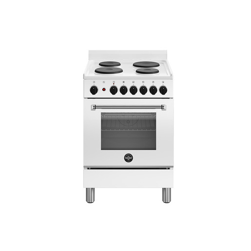 Image of Bertazzoni La Germania Americana AMN6604SBV/24 cucina Elettrico Piastra sigillata Bianco