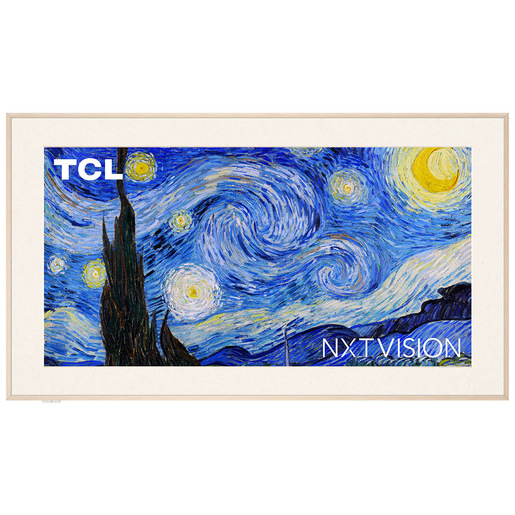 Image of TCL Smart TV Art QLED 4K 65'' 65A300W, Motion Clarity PRO, Dolby Vision IQ, HDR10+, Dolby Atmos, Controlli vocali, Google TV