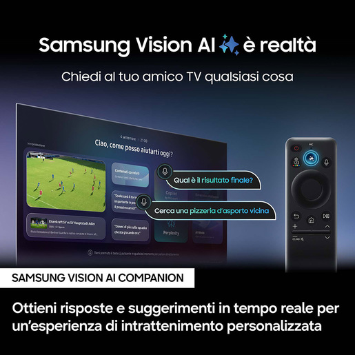 Samsung The Frame AI TV 43'' QE43LS03FAUXZT 4K, Processore NQ4 AI Gen2, 4K AI Upscaling, Art Mode, Matte Display, Quantum HDR, Dolby Atmos & OTS Lite, Mo