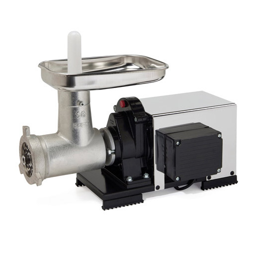 Image of Reber 9504 NSP tritacarne 1200 W Nero, Acciaio inossidabile