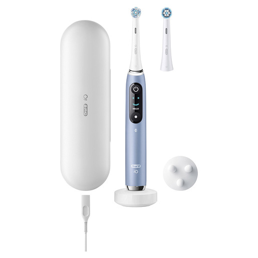 Image of Oral-B IO9S Blue spazzolino elettrico Adulto Blu, Bianco