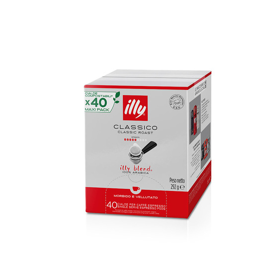 Image of Illy 40 Caffè in Cialde Monodose E.S.E. Tostato CLASSICO