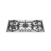Bertazzoni La Germania P7101D9X/19 Piano Cottura Acciaio Inossidabile Da Incasso 75 Cm Gas 5 Fornello(I)-image