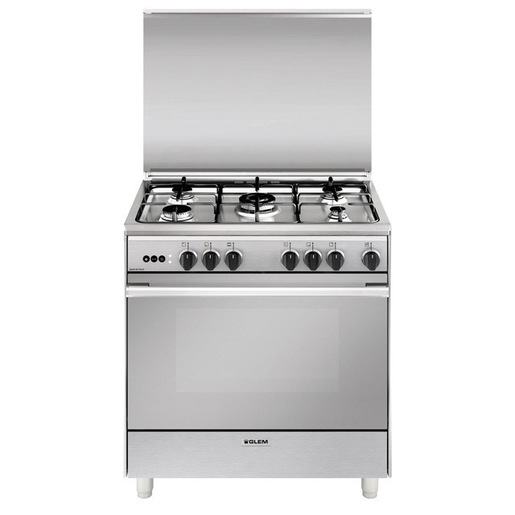 Image of Glem Gas U865VI cucina Elettrico/Gas Acciaio inox