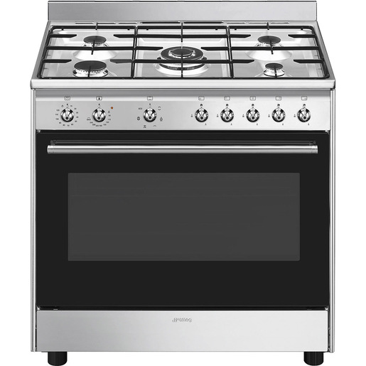 Image of Smeg Concert CX90GM cucina Elettrico Gas Acciaio inox