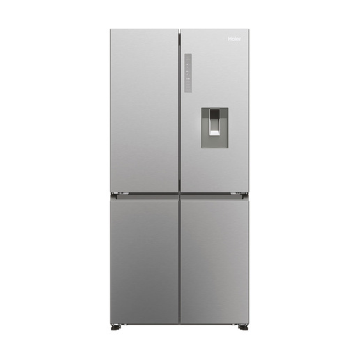 Image of Haier Cube 83 Serie 3 HCR3818EWMM frigorifero side-by-side Libera installazione 463 L E Platino, Acciaio inox