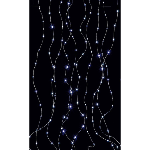 Regalo Tenda 400 micro LED con controller e cascate alternate (luce fissa e 8 giochi di luce) da interno/esterno
