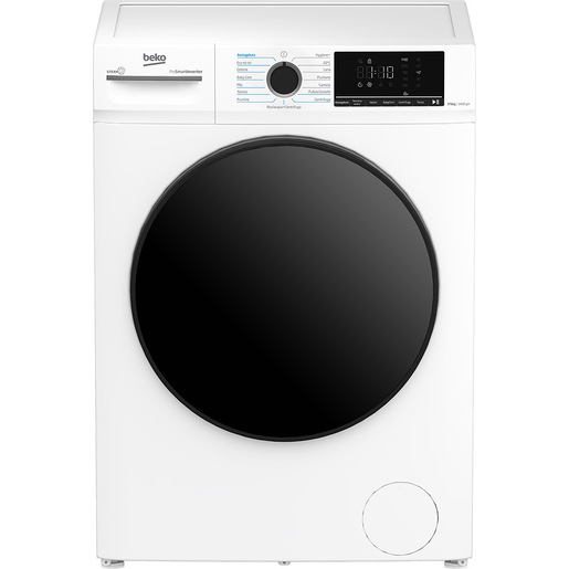 Image of Beko BMDSC7545B: Lavasciuga Slim, 7+5kg, 1400giri, Classe D/A, linea Estetica NX, display touch, oblò nero con cover, funzione a vapore