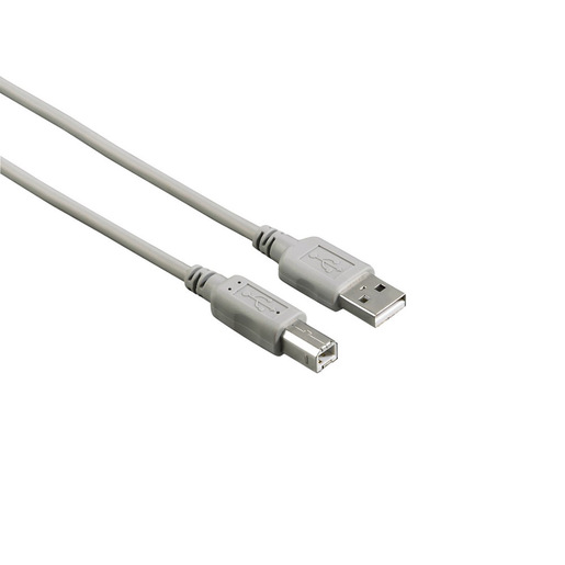 Image of Hama Cavo USB A 2.0/USB B 2.0, 1,5 metri, grigio, sfuso 25 pzz
