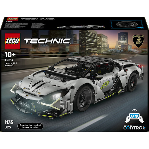 Image of LEGO Technic 42214 Super Sports Car Lamborghini Revuelto, Auto Giocattolo Telecomandata con Luci, Sterzo e Batteria Ricaricabile