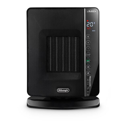 Image of De’Longhi DCH7993ER.BC stufetta elettrica Interno Nero 2400 W Riscaldatore ambiente elettrico con ventilatore