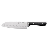 Lagostina Ce Force Coltello Santoku Da 18 Cm, Coltello Da Cucina, Lama In Acciaio Inox Tedesco, Prestazioni Di Taglio Durature E Lama Sempre Affilata-image