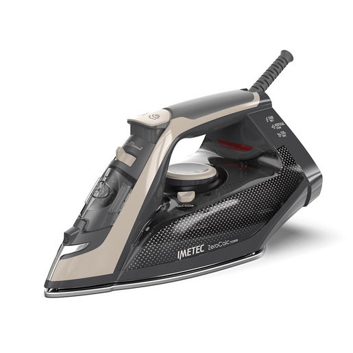 Image of Imetec ZeroCalc Power - Ferro da Stiro da 2600W con Colpo di Vapore 220g,Piastra in Acciaio Satinato, Sistema Anticalcare, Leggero