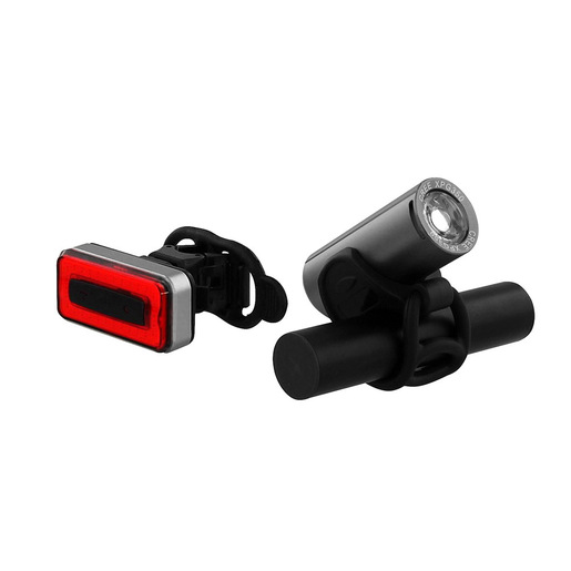 Image of T'nB UMLEDUSB illuminazione bicicletta Illuminazione posteriore + Illuminazione anteriore (set) LED cod015