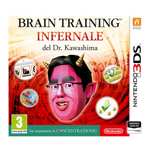 Image of Nintendo Brain Training infernale del Dr. Kawashima, 3DS Standard ITA