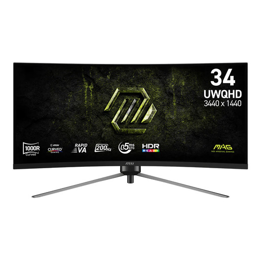 MSI MAG 345CQRF E20 Monitor PC 86,4 cm (34'') 3440 x 1440 Pixel UltraWide Dual Quad HD Nero