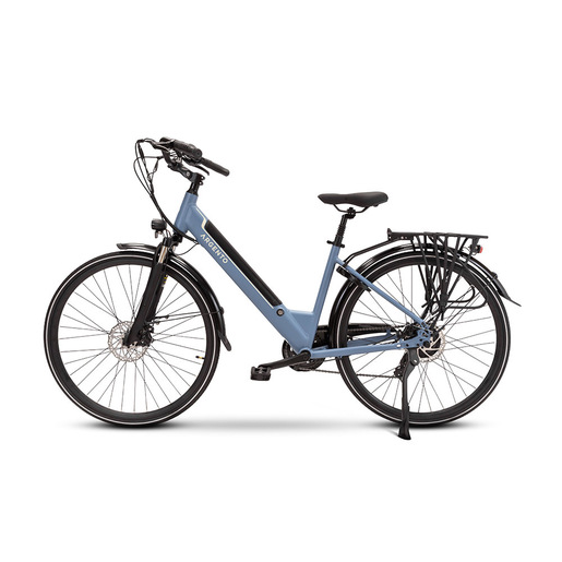 Image of Argento e-Mobility OMEGA - City eBike - Motore 250W - Batteria 374Wh - Ruote da 28'' - Freni a disco meccanico con sensore cut-off - Display LCD - Dopp