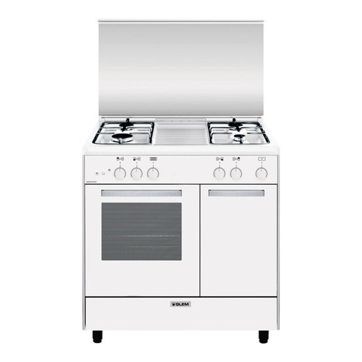 Image of Glem Gas AR854GX cucina Elettrico/Gas Bianco