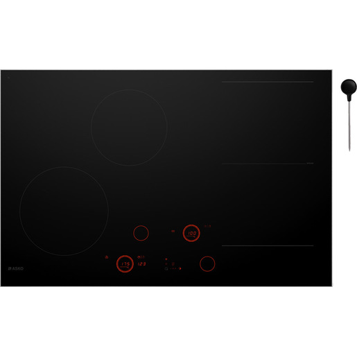 Image of Asko HID824GC Nero Da incasso 80 cm Piano cottura a induzione 4 Fornello(i)