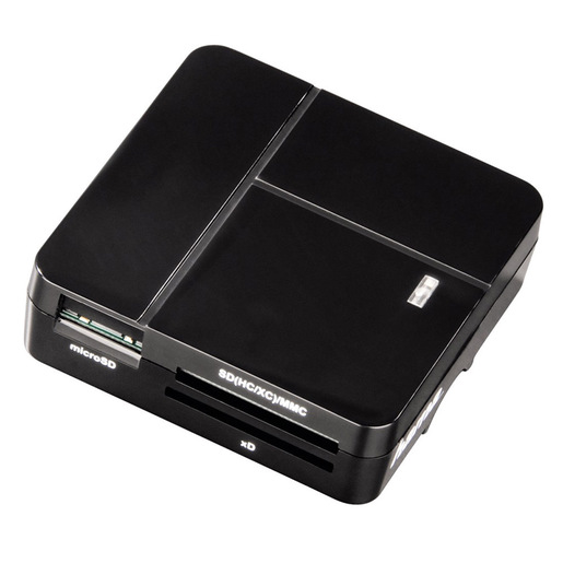 Image of Hama Lettore USB 2.0 ''ALL IN 1'' con cavo, MS, MS DUO, MS PRO, SD, SD H