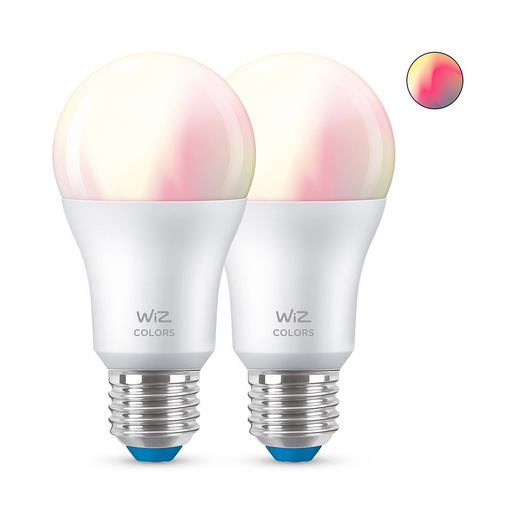 Image of WiZ Lampadina Smart Dimmerabile Luce Bianca o Colorata Attacco E27 60W
