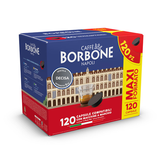 Image of Caffè Borbone Capsule per Lavazza a modo mio caffè Decisa 120 pz