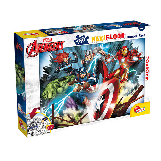 Image of Lisciani Marvel Puzzle Df Maxi Floor 150 Avengers