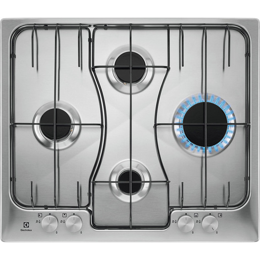 Image of Electrolux RGG6242LOX Acciaio inox Da incasso 60 cm Gas 4 Fornello(i)