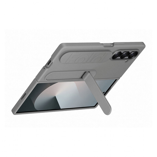 Image of Samsung Galaxy Z Fold6 Silicone Grip Case with Stand Grigia