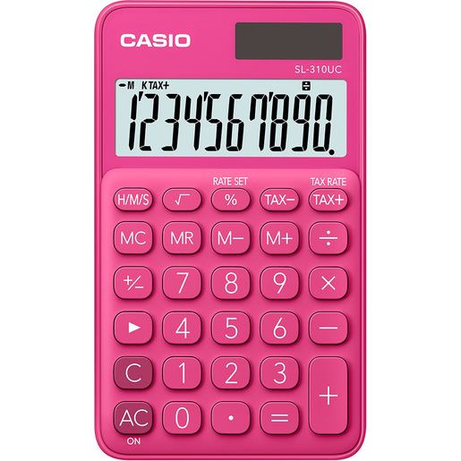 Image of Casio SL-310UC-RD calcolatrice Tasca Calcolatrice di base Rosso cod015