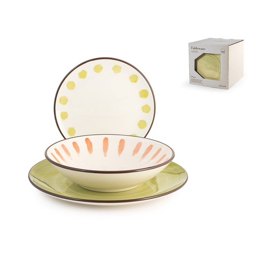 Image of Pengo 6871000 servizio da tavola 18 pz Multicolore