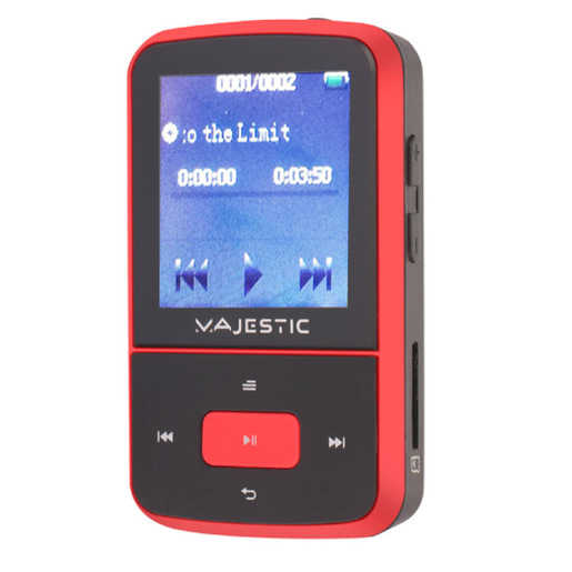 Image of New Majestic BT-3284R MP3 Lettore MP3 Nero, Rosso