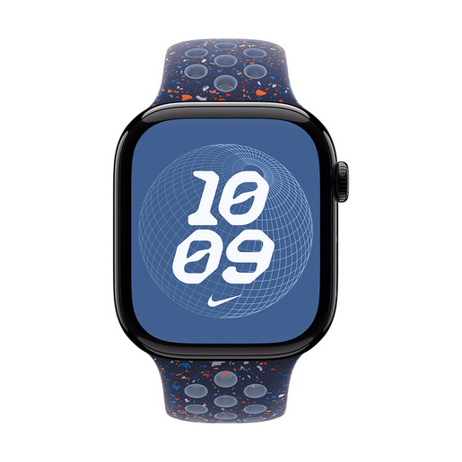 Image of Apple Cinturino Nike Sport Blue Ribbon (46 mm) - S/M