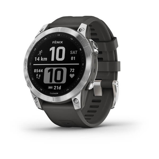 Image of Garmin fenix 7 3,3 cm (1.3'') MIP 47 mm Argento GPS (satellitare)
