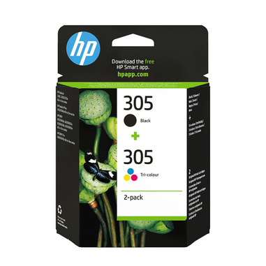 Ink Jungle Cartuccia Rigenerata 305 Nero – Compatibile HP DeskJet 2320/2710/2720 E ENVY 6010/6020/6030 (sostituisce 3055/61AE)