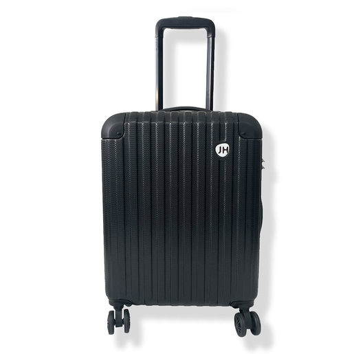 Image of Joia Home A6851CABINABLACK bagaglio Trolley Guscio rigido Nero Acrilonitrile butadiene stirene (ABS), Poliestere