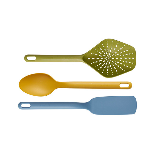 Image of Guzzini Set 3 mestoli: Schiumaiola, Cucchiaione, Spatola
