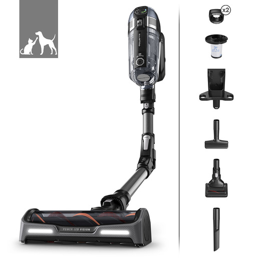 Image of Rowenta X-Force Flex 14.60, Aspirapolvere Senza Fili, Fino a 200 Air Watt, Tecnologia Flex, Kit Animal Care, RH99A9