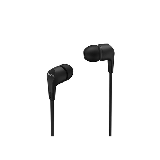 Image of Philips TAE1105BK/00 cuffia e auricolare Cablato In-ear Musica e Chiamate Nero