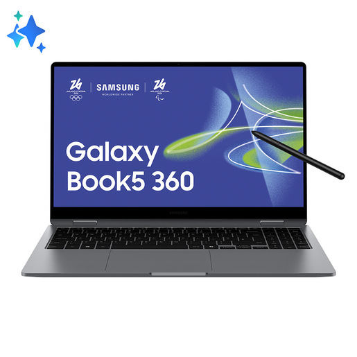 Samsung Galaxy Book5 360 Copilot+ PC Intel Core Ultra 5 226V Ibrido (2 in 1) 39,6 cm (15.6'') Touch screen Full HD 16 GB LPDDR5x-SDRAM 512 GB SSD Wi-Fi 7