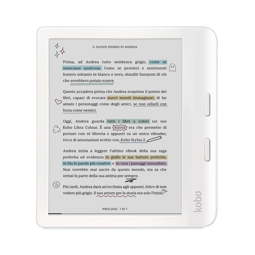 Image of Rakuten Kobo Libra Colour lettore e-book Touch screen 32 GB Wi-Fi Bian