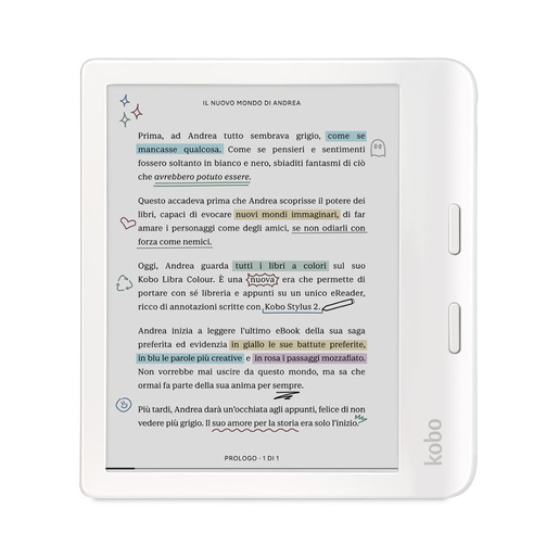 Image of        Rakuten Kobo Libra Colour lettore e-book Touch screen 32 GB Wi-Fi Bian