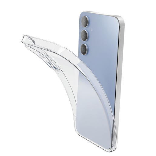 Image of Cellularline Fine - Galaxy S25 FE Cover in gomma morbida ultra sottile e trasparente