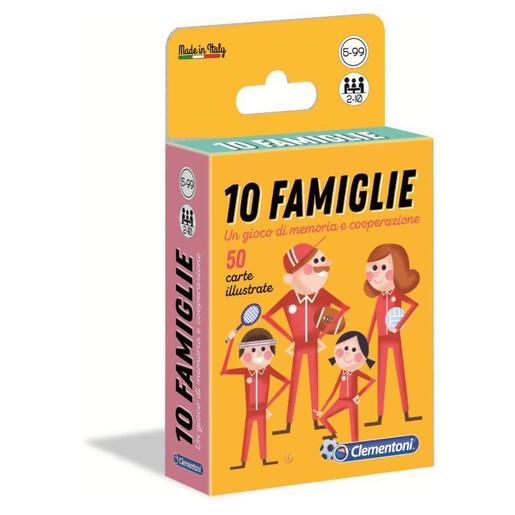 Image of        Clementoni Carte Gioco 10 Famiglie