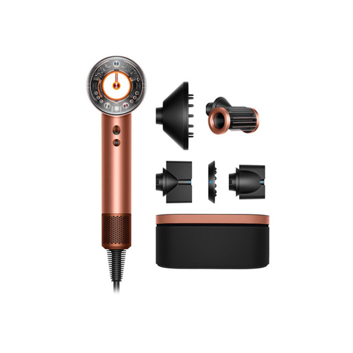 Image of Dyson Supersonic Nural Straight+Wavy asciuga capelli 1600 W Blu, Arancione