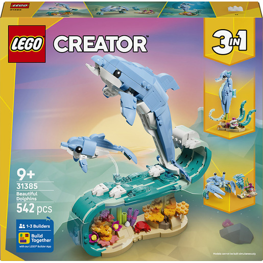 Image of LEGO Creator Animali marini: meravigliosi delfini