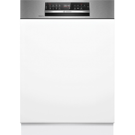 Image of Bosch Serie 6 SMI6ECS12E Lavastoviglie da incasso con frontalino 14 coperti Acciaio spazzolato Classe A cod015
